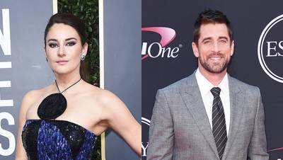 Aaron Rodgers Shailene Woodley Gush Over Each Other In Cute Disney Interview - hollywoodlife.com