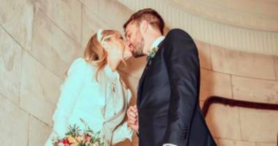Laura Whitmore shares new snaps of secret wedding with Scots hubby Iain Stirling - www.dailyrecord.co.uk - Scotland - county Hall
