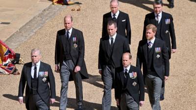 Prince Philip's Funeral: Who Is Standing in Between Prince Harry and Prince William? - www.etonline.com
