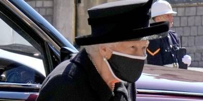 Queen Elizabeth Arrives at Prince Philip's Funeral (Photos) - www.justjared.com - county Windsor - county Andrew - county Charles - county Prince Edward