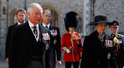 Prince Charles Makes Emotional Walk Behind Father Prince Philip's Coffin During Funeral Procession - www.justjared.com - county Windsor - county Prince Edward - city Windsor