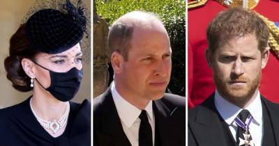Duchess Kate Played ‘Peacemaker’ for Prince William and Prince Harry at Prince Philip’s Funeral - www.usmagazine.com
