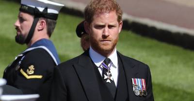 Prince Harry ‘barely acknowledged’ by Princess Anne, Prince Edward and Sophie Wessex during Prince Philip’s funeral - www.ok.co.uk - county Prince Edward