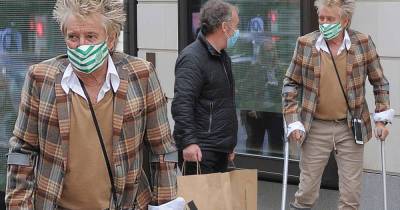 Rod Stewart walks on crutches six months after £8,000 knee surgery - www.msn.com - Scotland