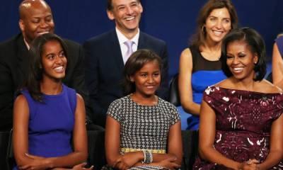 Michelle Obama shares rare family photo to mark special celebration - hellomagazine.com