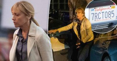 Toni Collette films a night scene for new Netflix series Pieces of Her - www.msn.com - California - San Francisco