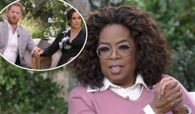 Oprah Winfrey 'Surprised’ Meghan Markle & Prince Harry Called Out Racism Within The Royal Family - perezhilton.com