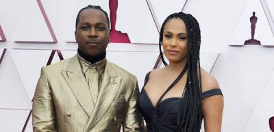 Double Nominee Leslie Odom Jr Arrives in Style For Oscars 2021 with Wife Nicolette Robinson - www.justjared.com - Los Angeles - Miami