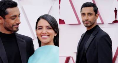 Oscars 2021: Riz Ahmed cannot take his eyes off wife Fatima Farheen Mirza as they make red carpet debut - www.pinkvilla.com
