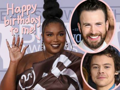 Lizzo Gives An Update On Her ONGOING Chris Evans Flirtation -- & Fans Think Harry Styles Sent Her A Birthday Gift! - perezhilton.com