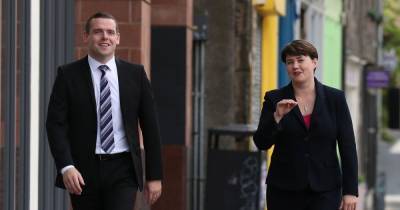 Douglas Ross sidelined for Ruth Davidson in Scottish Conservative election broadcast - www.dailyrecord.co.uk - Scotland - county Ross - county Davidson - county Douglas