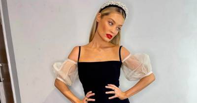 Laura Whitmore wows in Celeb Juice mini dress weeks after giving birth as she’s praised for nursing pads snap - www.ok.co.uk - Ireland