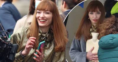 Eleanor Tomlinson transforms into her The Offenders character - www.msn.com - county Bristol