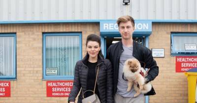 Faye Brookes heads out with her boyfriend and cute dogs for body analysis after Dancing On Ice stint - www.manchestereveningnews.co.uk