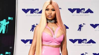 Nicki Minaj Covers Herself With Nothing But Pillows Diamonds As She Teases Surprise For Fans This Week - hollywoodlife.com