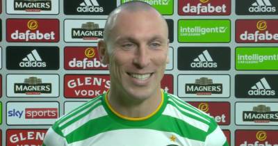 Scott Brown in Celtic TV F bomb gaffe as legend bows out of Parkhead with hilarious Scooter demand live on air - www.dailyrecord.co.uk - county Scott - county Brown
