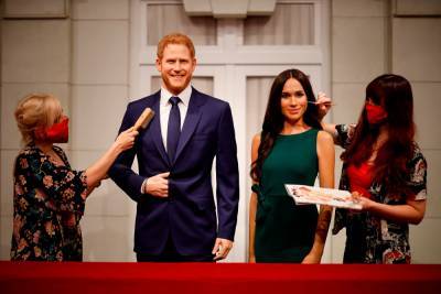 Prince Harry And Meghan Waxworks Moved Away From Royals - etcanada.com - Los Angeles