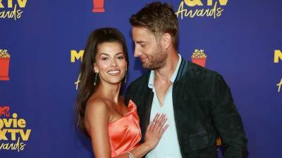 Justin Hartley and Sofia Pernas Wear Matching Rings During Red Carpet Debut at 2021 MTV Movie & TV Awards - www.etonline.com