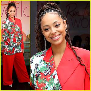 Pregnant Amber Stevens West Steps Out For 'Run The World' Premiere Event With Cast in NYC - www.justjared.com - New York