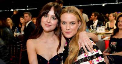 Riley Keough twinned with Dakota Johnson in a dazzling sequined look - and fans are obsessed - www.msn.com - county Johnson - county Dakota