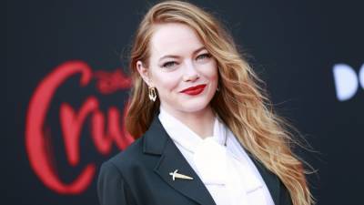 Emma Stone Rocks Chic Pantsuit at 'Cruella' Premiere in First Red Carpet Appearance Since Giving Birth - www.etonline.com - Los Angeles