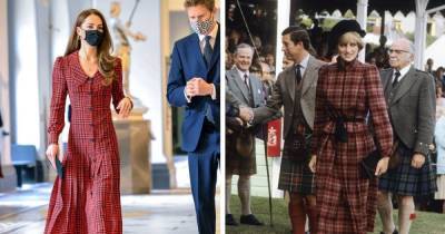 Five times Kate Middleton has paid tribute to her late mother-in-law Princess Diana in chic check prints - www.ok.co.uk - London