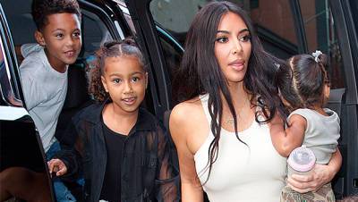 North West Mocks Kim Kardashian About Her Diamond Earring Outburst On ‘KUWTK’ - hollywoodlife.com