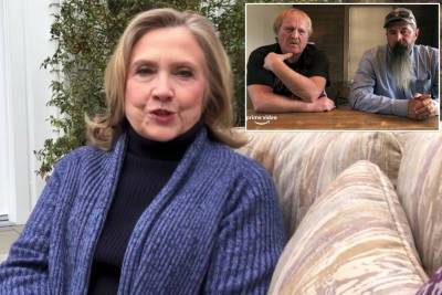 Hillary Clinton blasts blood-drinking conspiracy theory in ‘Borat 2’ - nypost.com
