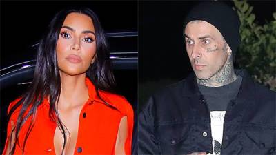 Kim Kardashian Finally Reveals Whether She Hooked Up With Travis Barker Before Kourtney Romance - hollywoodlife.com