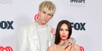 Megan Fox Wows in Pink Bodysuit While Supporting Machine Gun Kelly at iHeartRadio Awards 2021 - www.justjared.com - Los Angeles