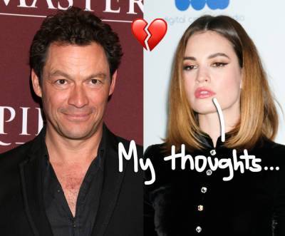 Lily James FINALLY Addresses The Dominic West Cheating Scandal For First Time! - perezhilton.com