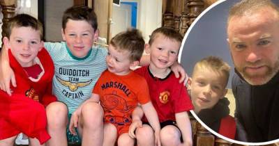 Coleen Rooney shares sweet snap of her four sons reunited at home - www.msn.com - Manchester - Poland