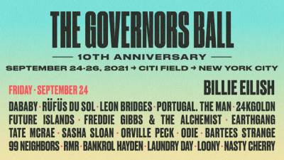 Billie Eilish, Post Malone, Megan Thee Stallion, A$AP Rocky to Headline New Yorks’ Governors Ball Festival - variety.com - New York - New York - Portugal