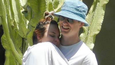 Tallulah Willis Kisses Fiancé After Mom Demi Moore Congratulates Them On Engagement - hollywoodlife.com