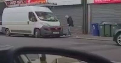 Distressing footage from scene of stabbing outside Paisley polling station shows panicked eyewitness shout for help - www.dailyrecord.co.uk - city Renfrewshire