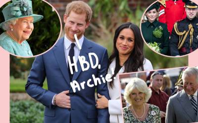 Here Is How Meghan Markle, Prince Harry, & The Royal Family Wished Archie A Happy 2nd Birthday! - perezhilton.com