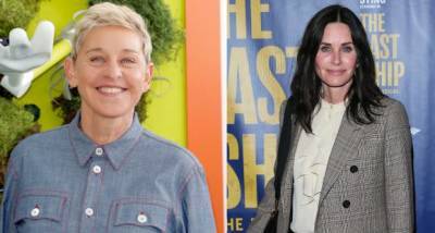 Ellen DeGeneres denies 'marital troubles' with Portia de Rossi; Reveals why she is living with Courteney Cox - www.pinkvilla.com