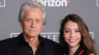 Michael Douglas Says He Was Mistaken for Being His Daughter Carys' Grandfather - www.etonline.com