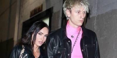 Megan Fox & Machine Gun Kelly Hold Hands After Attending an Event Together in LA - www.justjared.com - Los Angeles