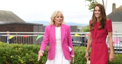Kate Middleton and Jill Biden delightedly read to children as they meet for first time - www.ok.co.uk - Britain - USA