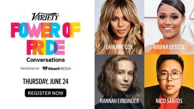 Laverne Cox, Ariana DeBose, Hannah Einbinder and Nico Santos Announced as Speakers for Variety’s Power of Pride Conversations - variety.com - city Santos