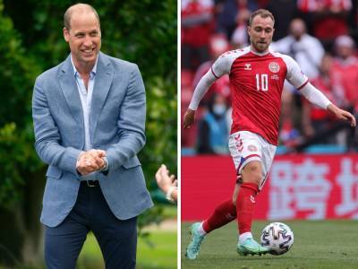 Prince William Sends Christian Eriksen Well Wishes After Collapsing During Euro 2020 - etcanada.com - Denmark - Finland - county Christian