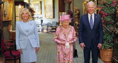 PHOTOS: Queen Elizabeth meets US President Joe Biden and First Lady Jill Biden at Windsor Castle - www.pinkvilla.com - USA
