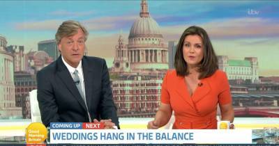 Richard Madeley says stressed Judy 'can't eat' as son's wedding hangs in balance - www.ok.co.uk - Britain
