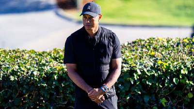 Tiger Woods Still Walking With Crutches Nearly 4 Months After Car Crash In New Photos - hollywoodlife.com - Los Angeles - California