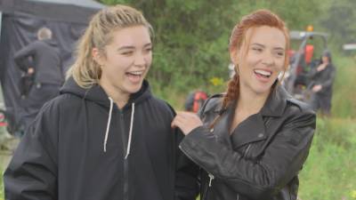 Scarlett Johansson and Florence Pugh Look Back on the Long Road to 'Black Widow' (Exclusive) - www.etonline.com