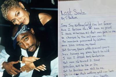 Jada Pinkett Smith celebrates Tupac’s birthday with never-before-seen poem - nypost.com - state Maryland