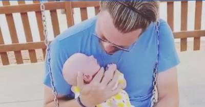 Brian McFadden sweetly plays with baby daughter at playground as he says he's 'so in love' - www.ok.co.uk