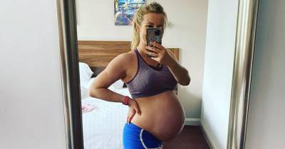 Hollyoaks’ Carley Stenson shows off bump as she nears due date with Danny Mac - www.ok.co.uk