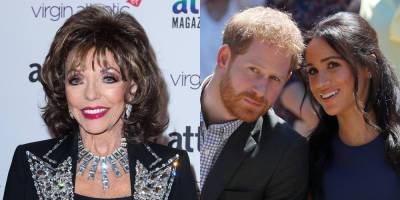 Joan Collins Refuses to Answer Piers Morgan's Question About Prince Harry & Meghan Markle - Find Out Why - www.justjared.com - Britain